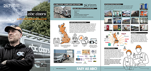 ABC Doors Company Profile (Brochure) cover